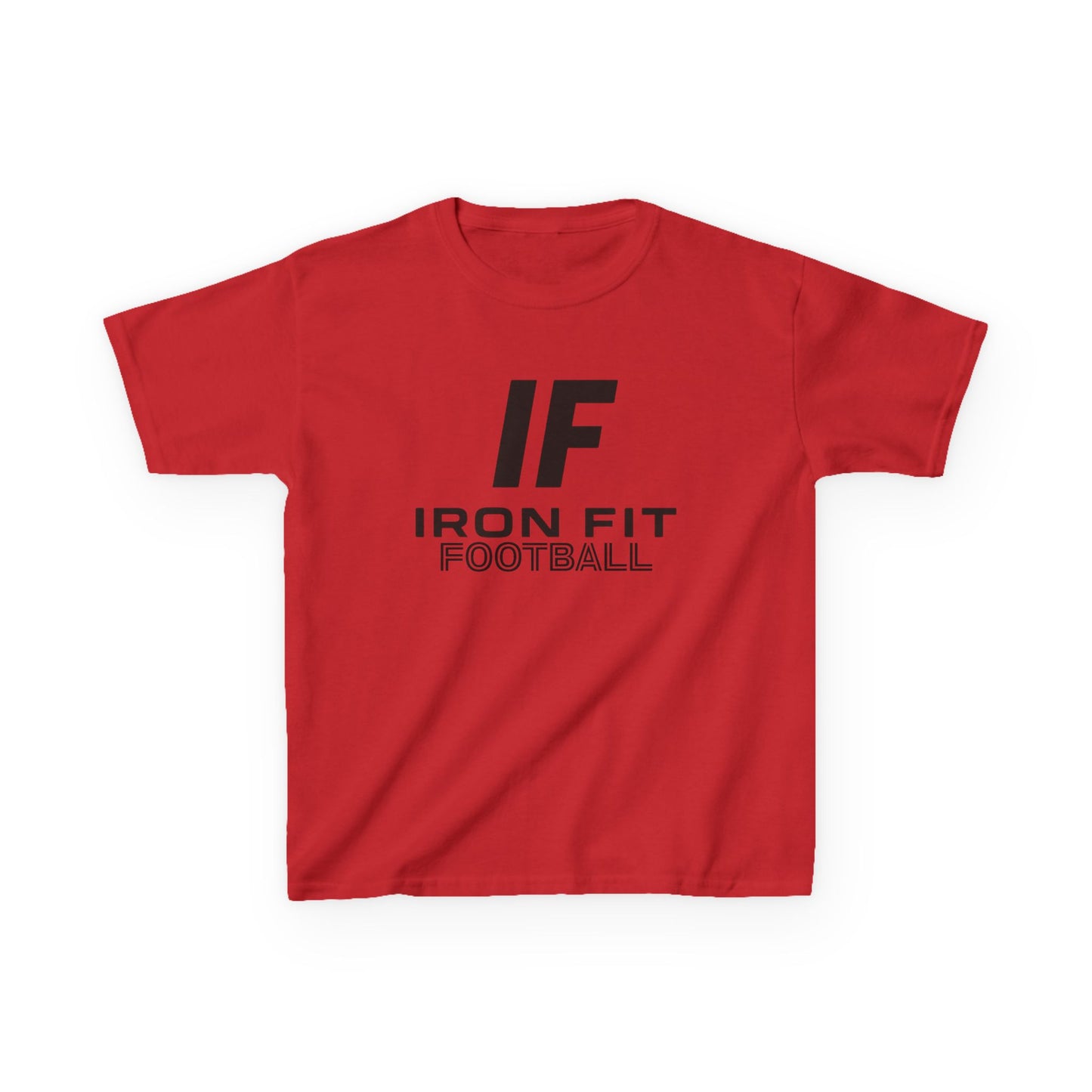 Youth Iron Fit Cotton Tee-Football Edition