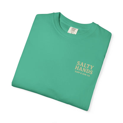 Salty Hands Surf & Sun T-Shirt — Crystal Coast Fishing Graphic Tee