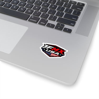 TFMX USA Flag Logo Kiss-Cut Sticker — Patriotic Motorsports Decal