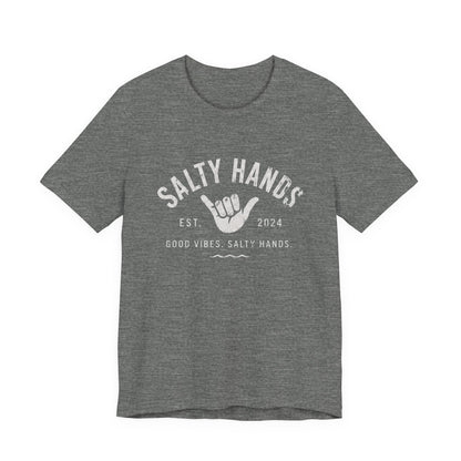 Salty Hands Tee — Good Vibes Surf T‑Shirt