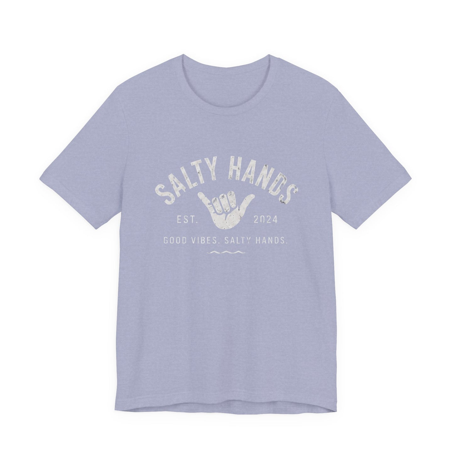 Salty Hands Tee — Good Vibes Surf T‑Shirt