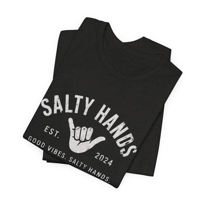 Salty Hands Tee — Good Vibes Surf T‑Shirt