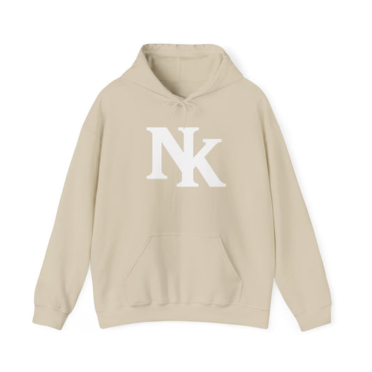 NK Monogram Hoodie – Classic Letterman-Style Logo Pullover
