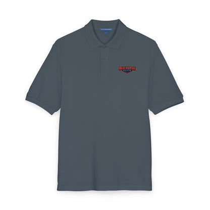 Embroidered Red Horse Elite Polo Shirt