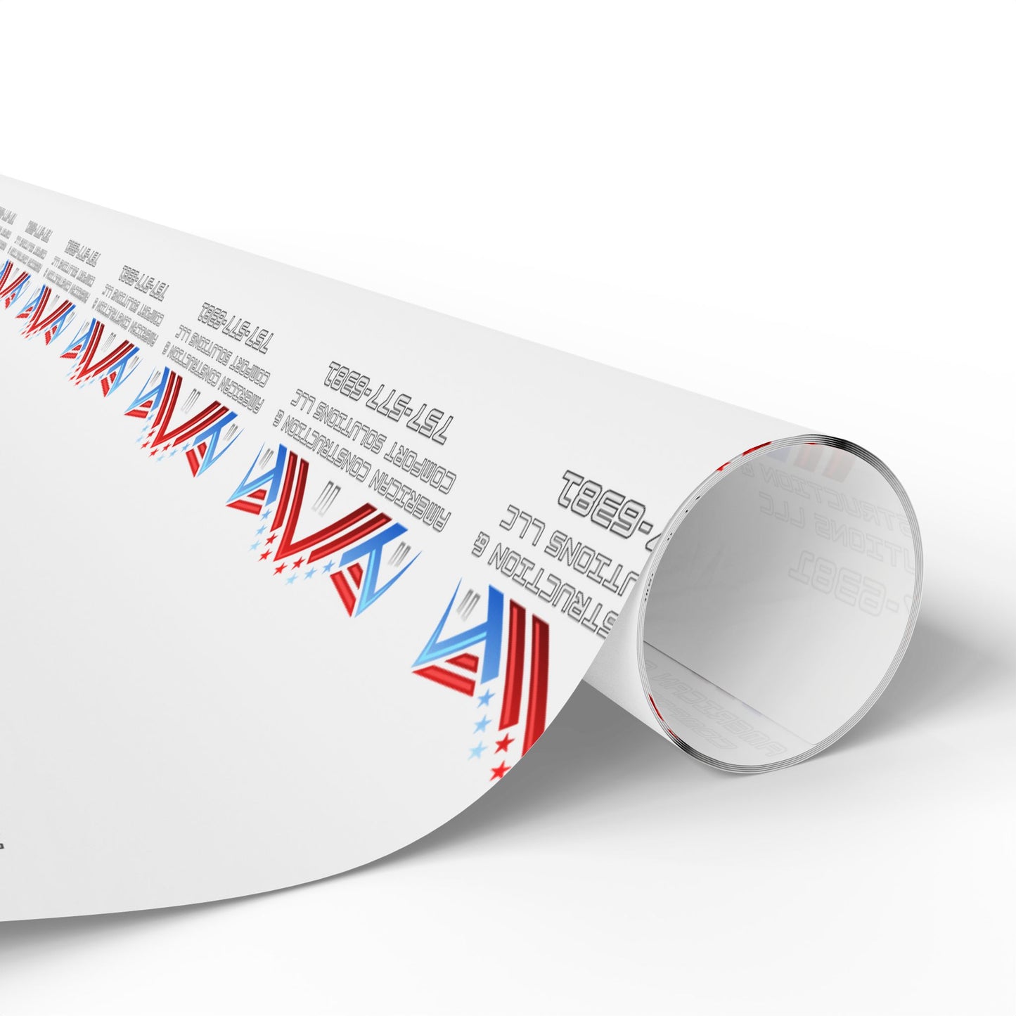 Patriotic Union Jack Accent Wrapping Paper Roll