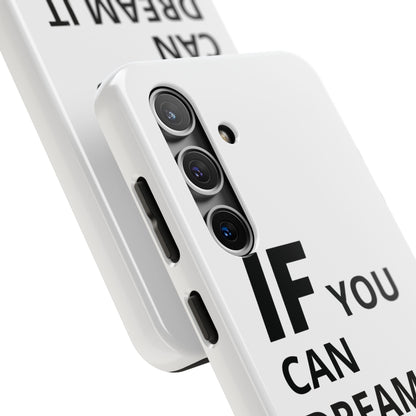 Iron Fit Tough Phone Case – IF You Can Dream It, You Can Do It