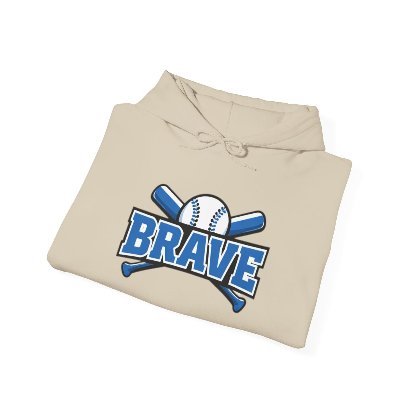 Brave Baseball Hoodie –  Team Spirit Pullover