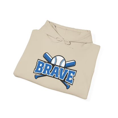 Brave Baseball Hoodie –  Team Spirit Pullover