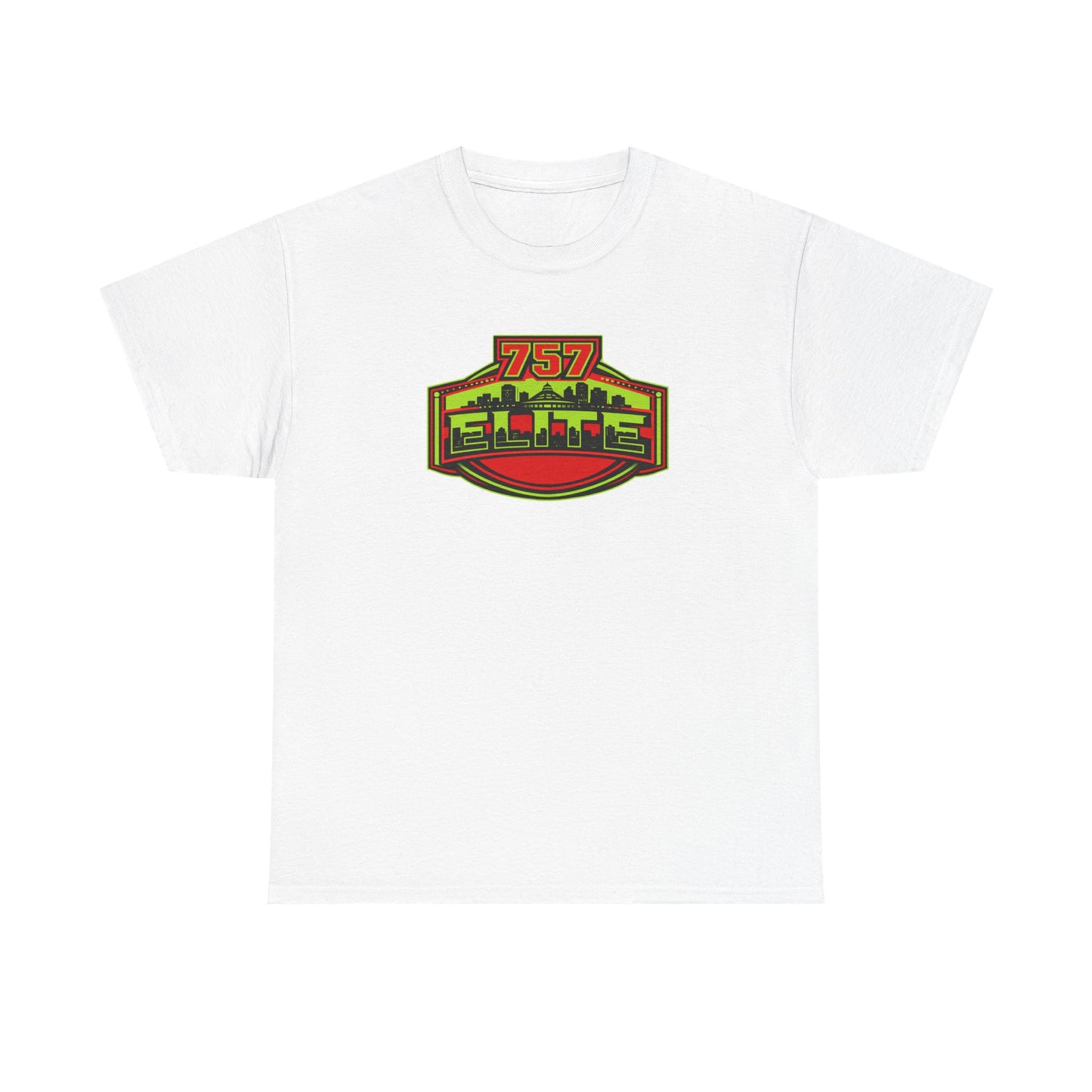 757 Elite Logo T-Shirt — Vintage City Skyline Graphic Tee