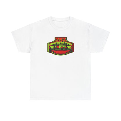 757 Elite Logo T-Shirt — Vintage City Skyline Graphic Tee