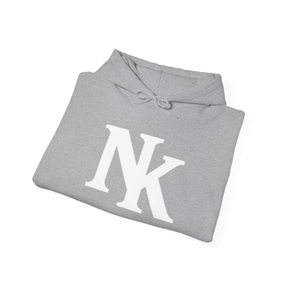 NK Monogram Hoodie – Classic Letterman-Style Logo Pullover