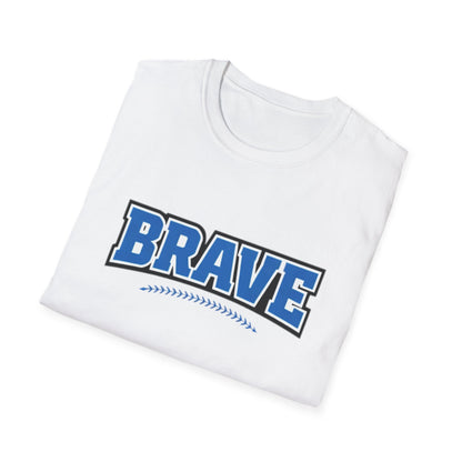 Brave Baseball Graphic T-Shirt — Bold Team Spirit Tee