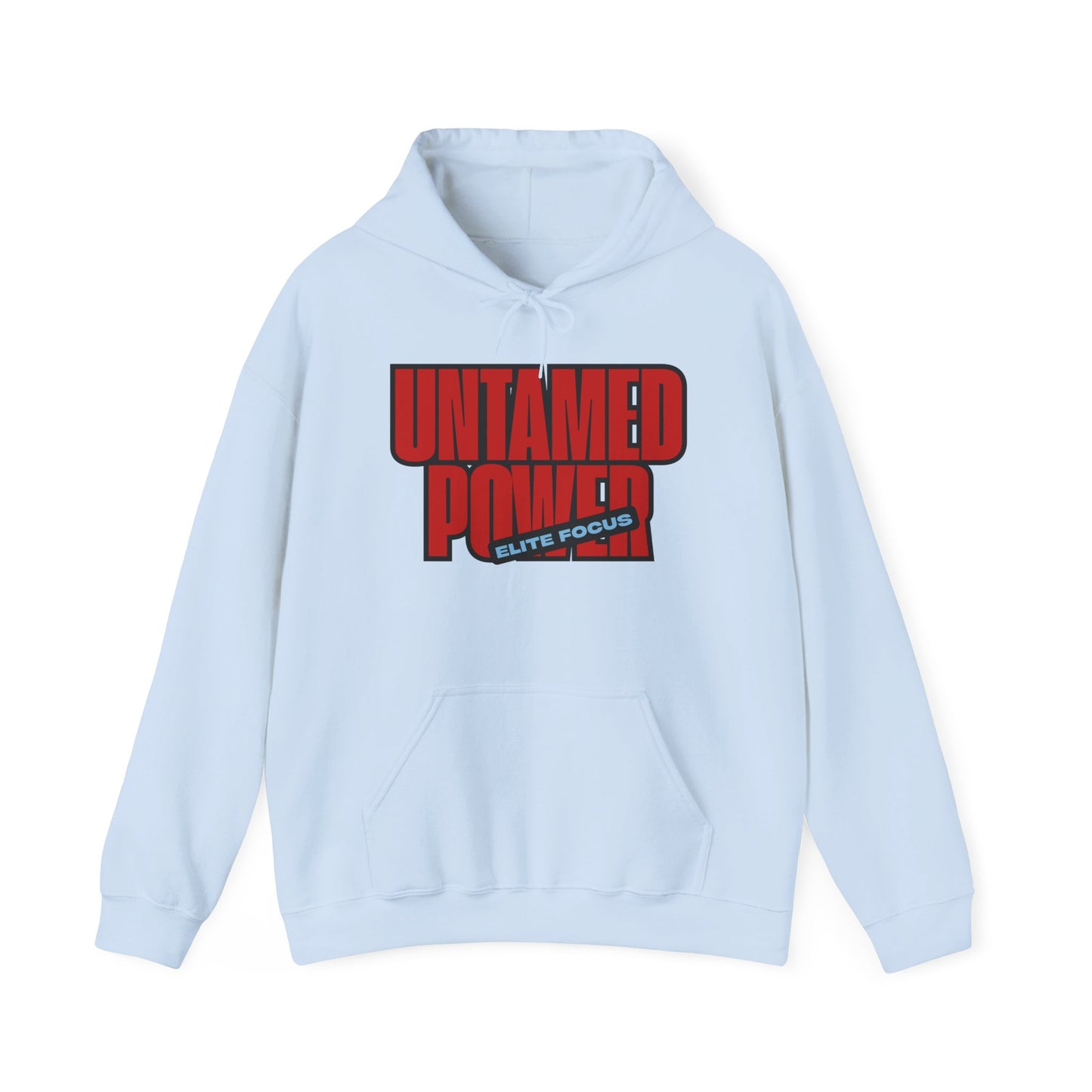 Untamed Power Hoodie — Bold Red 'Untamed Power' Graphic Sweatshirt