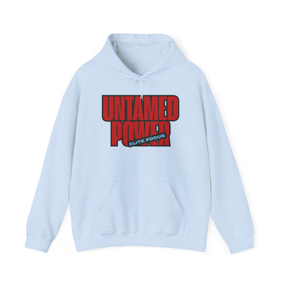 Untamed Power Hoodie — Bold Red 'Untamed Power' Graphic Sweatshirt