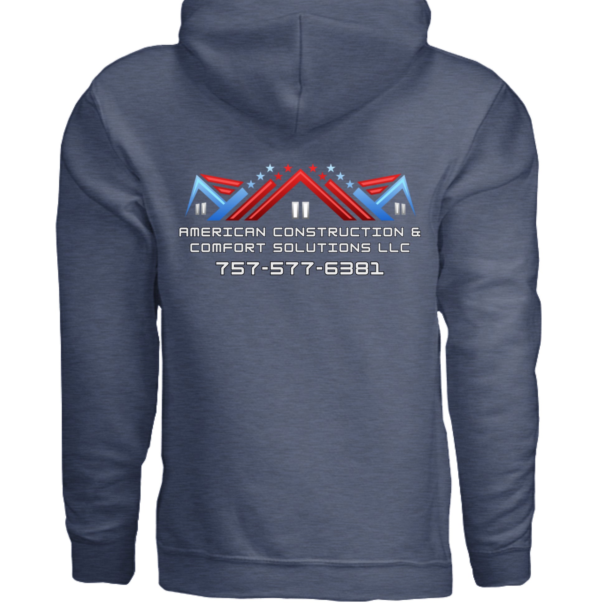 Heather Sport Dark Navy - BACK
