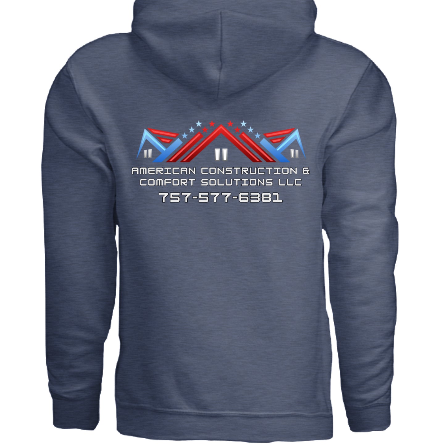 Heather Sport Dark Navy - BACK